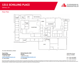 1311 Schilling Pl, Salinas, CA à louer Plan d’étage– Image 1 sur 1