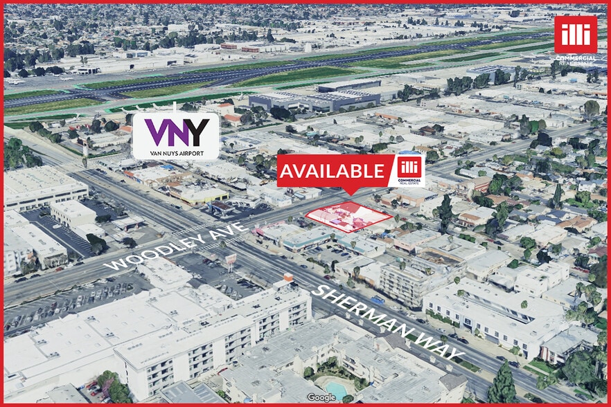 7224 Woodley Ave, Van Nuys, CA à vendre - Aérien – Image 1 sur 8