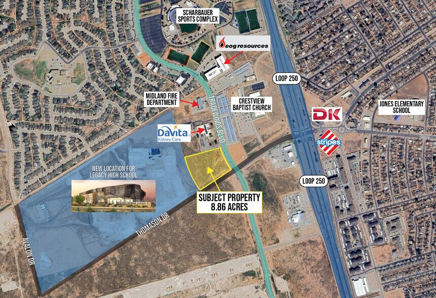 203 Tradewinds Boulevard, Midland, TX à vendre - Photo de l’immeuble – Image 1 sur 2