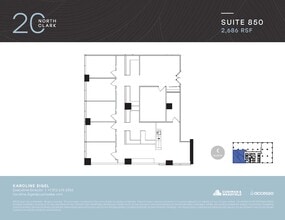20 N Clark St, Chicago, IL à louer Plan d’étage– Image 1 sur 1