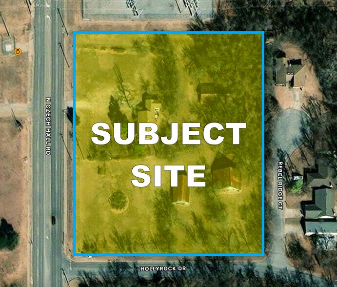 308 N Czech Hall Rd, Yukon, OK à vendre - Aérien – Image 2 sur 2