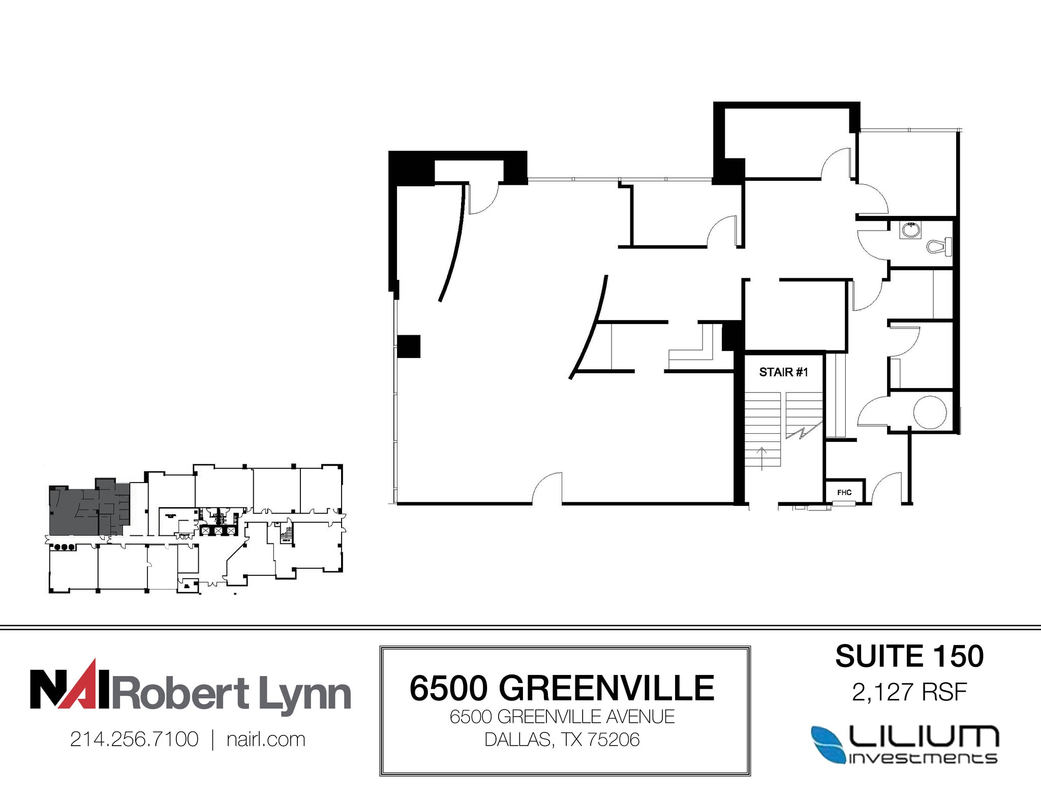 6500 Greenville Ave, Dallas, TX à louer Plan d’étage– Image 1 sur 1