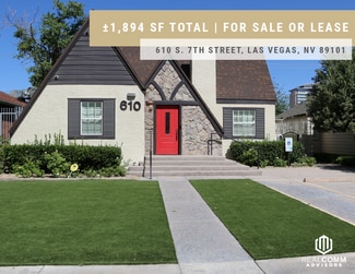 Plus de détails pour 610 S 7th St, Las Vegas, NV - Bureau à vendre