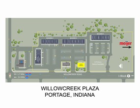 3349 Willowcreek Rd, Portage, IN à louer Plan de site– Image 1 sur 1