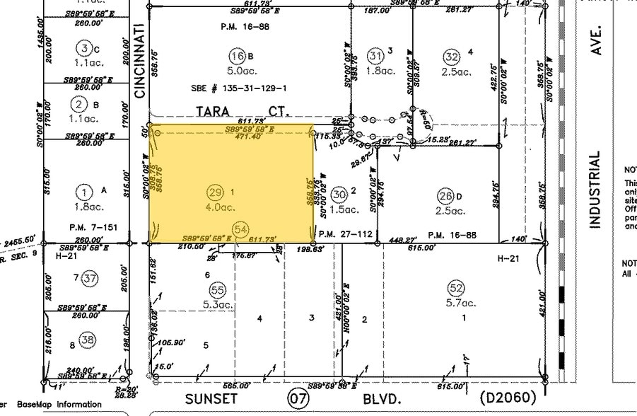 1221 Tara Ct, Rocklin, CA à louer - Plan cadastral – Image 2 sur 8