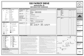 105 Patriot Dr, Middletown, DE à louer Plan de site– Image 1 sur 2