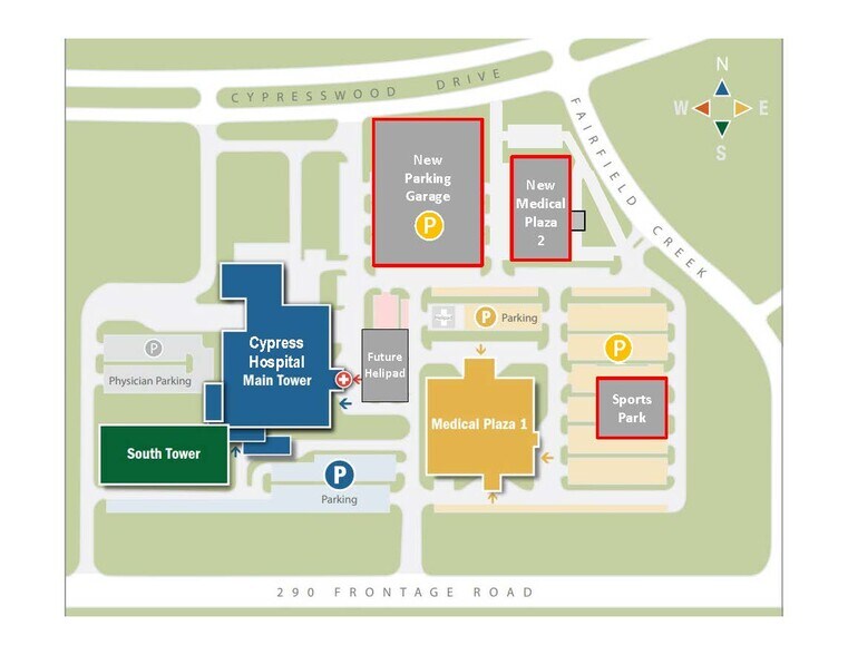 14855 Fairfield Creek Dr., Cypress, TX à louer - Plan de site – Image 3 sur 3