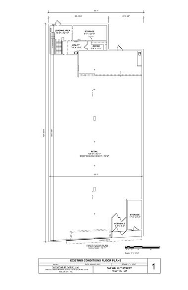 304-306 Walnut St, Newton, MA à louer - Plan de site – Image 2 sur 2