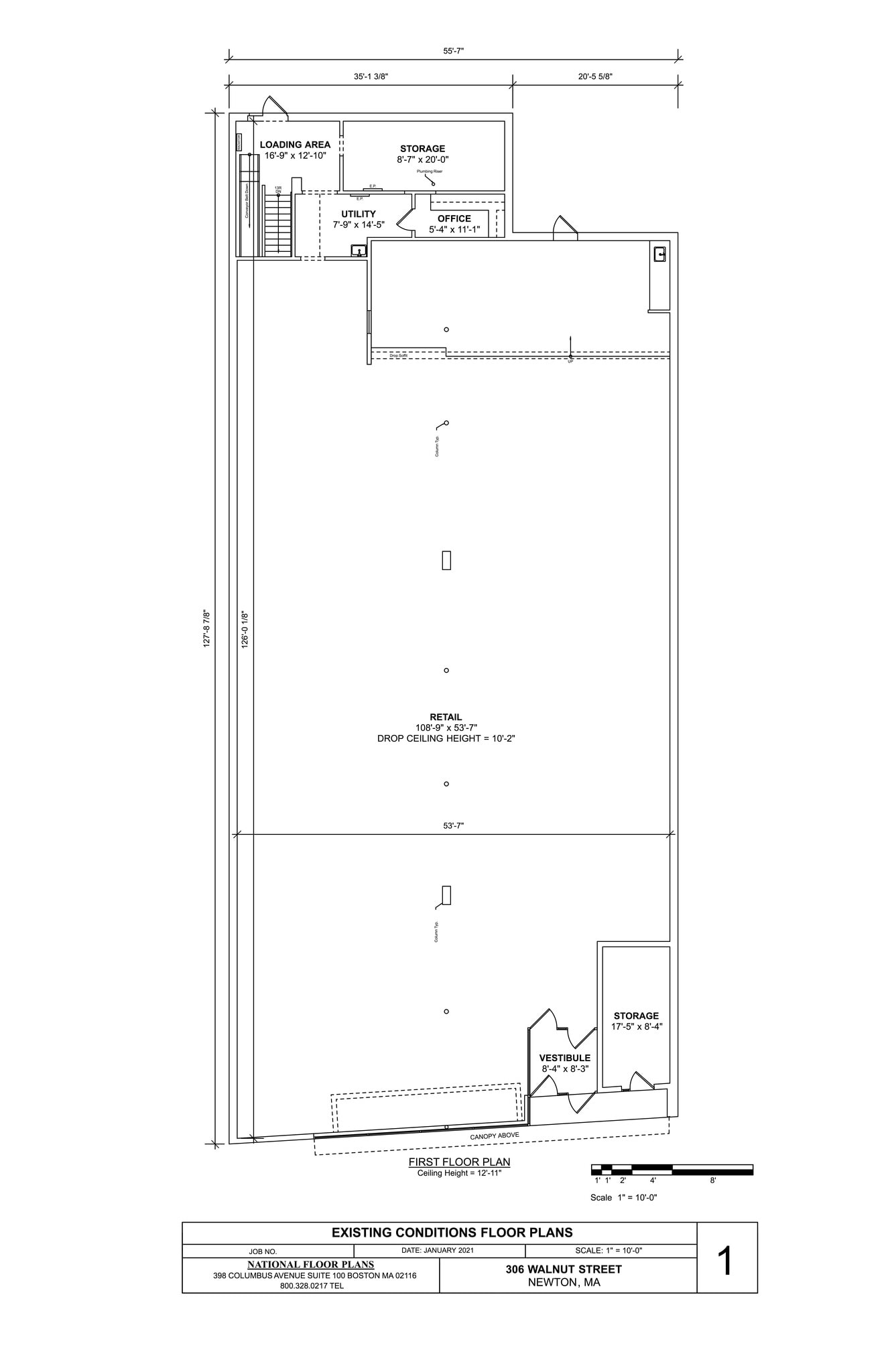 304-306 Walnut St, Newton, MA à louer Plan de site– Image 1 sur 4