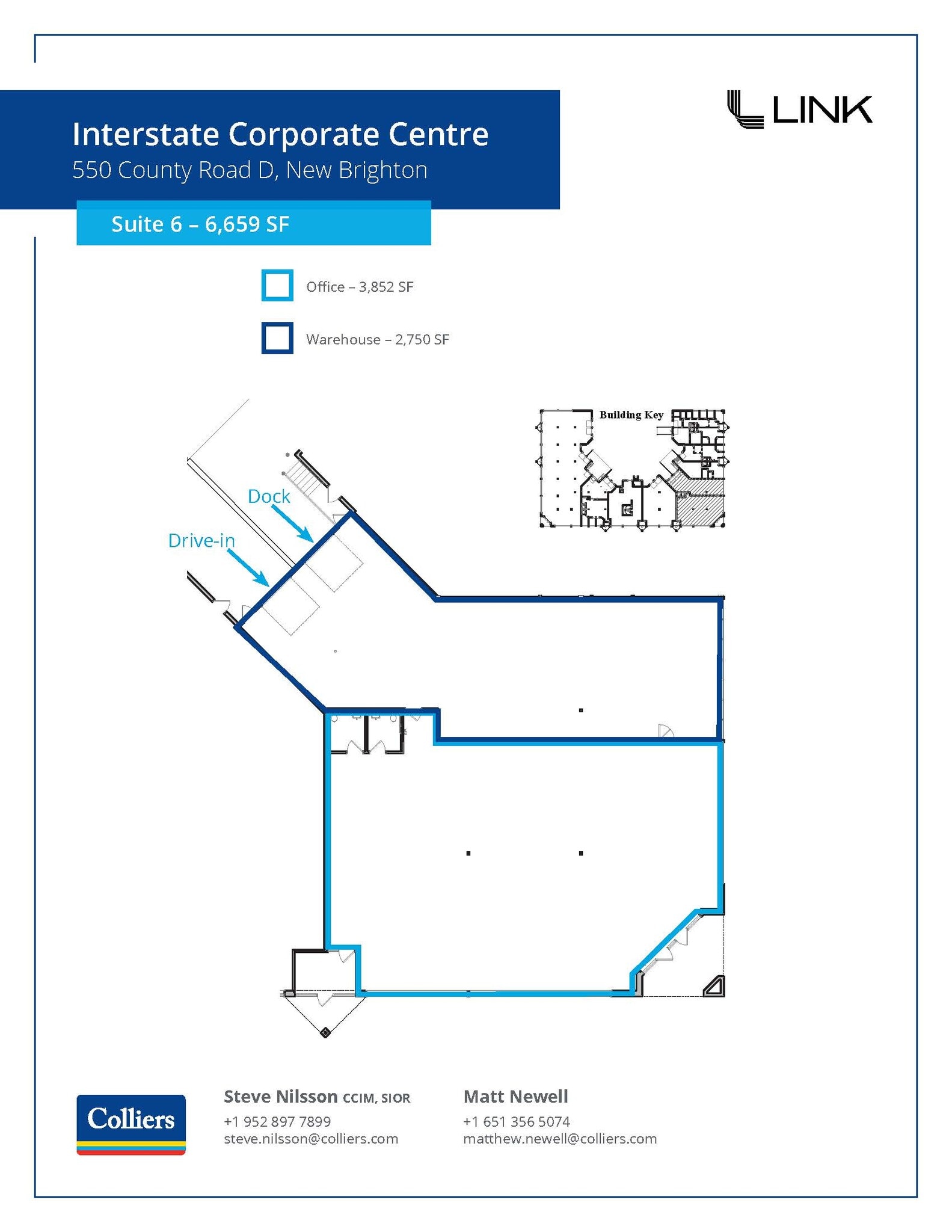 550-600 County Road D W, New Brighton, MN à louer Plan d’étage– Image 1 sur 8
