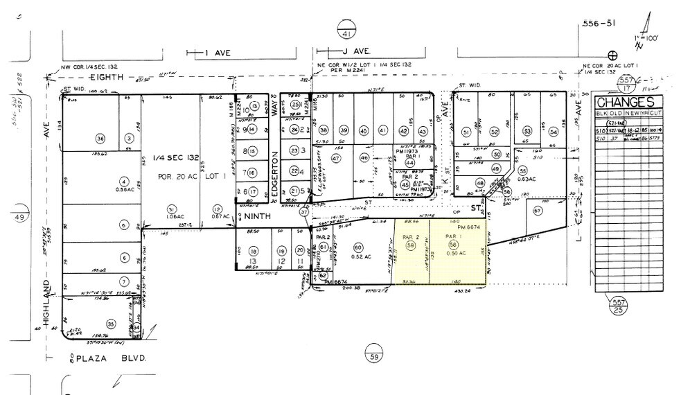 SWC 9th & K St, National City, CA à vendre - Plan cadastral – Image 2 sur 11