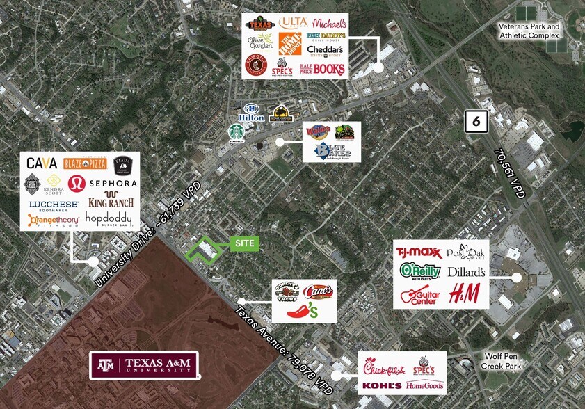 711 Texas Ave S, College Station, TX à louer - Photo de l’immeuble – Image 2 sur 6