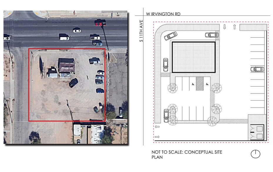 457-463 W Irvington Rd, Tucson, AZ à louer - Plan de site – Image 1 sur 1