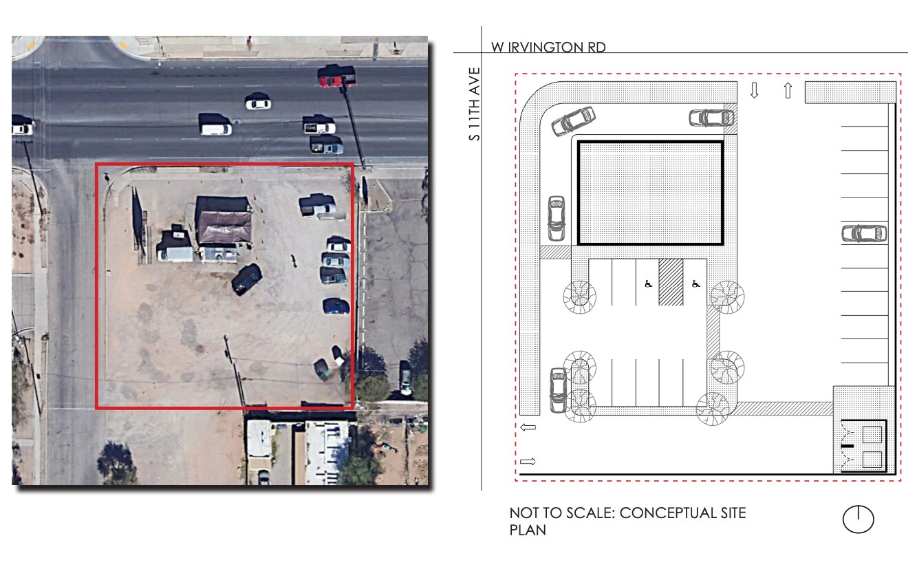 457-463 W Irvington Rd, Tucson, AZ à louer Plan de site– Image 1 sur 2