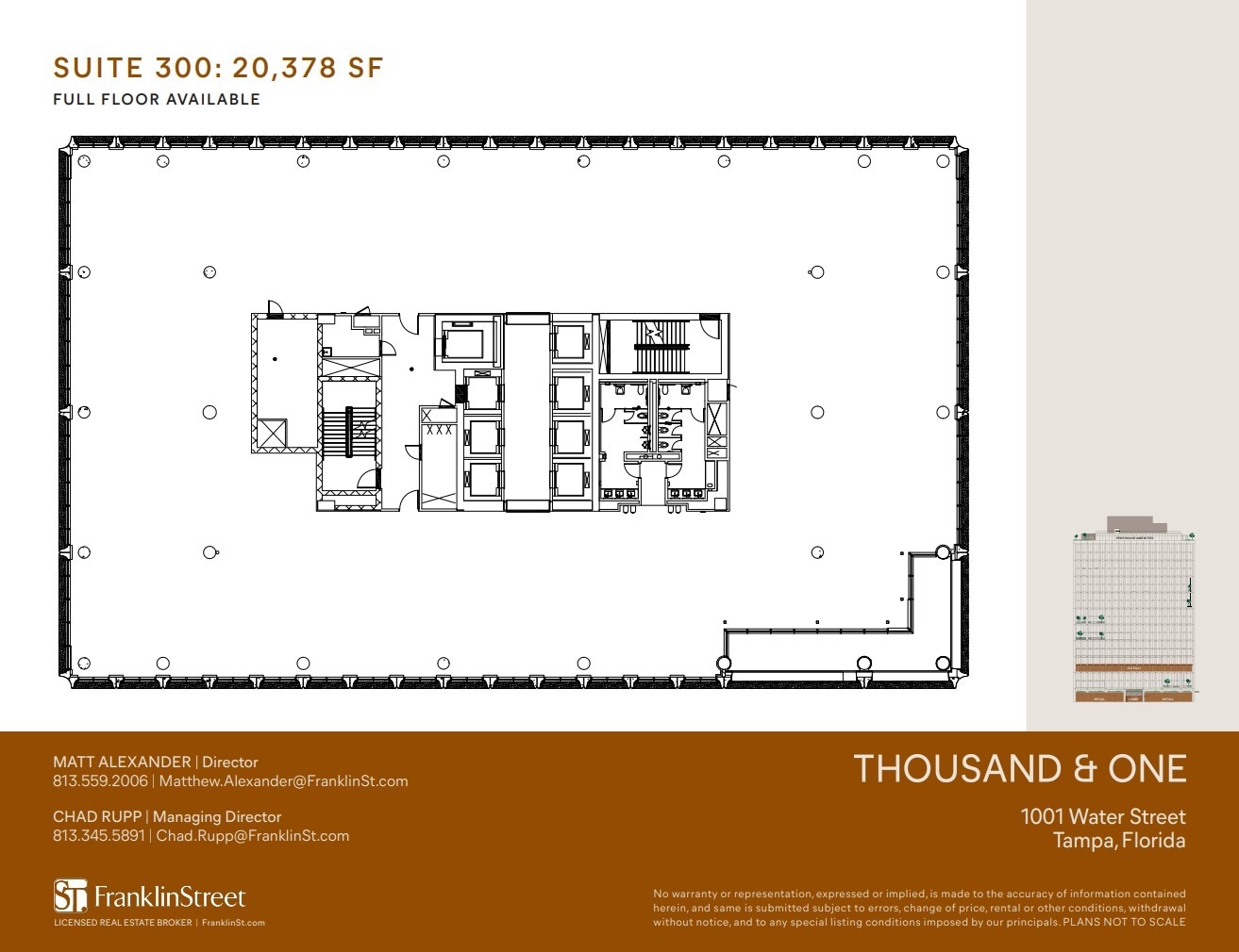 1001 Water St, Tampa, FL à louer Plan d’étage– Image 1 sur 1