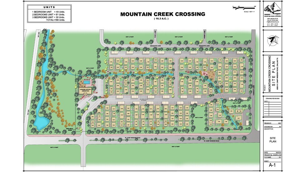 8421 Camp Wisdom Road, Dallas, TX à vendre - Plan de site – Image 2 sur 8