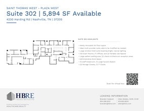 4230 Harding Rd, Nashville, TN à louer Plan de site– Image 1 sur 1