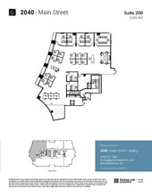 2040 Main St, Irvine, CA à louer Plan d’étage– Image 2 sur 3
