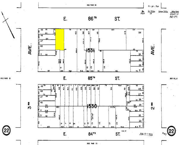 210 E 86th St, New York, NY à louer - Plan cadastral – Image 2 sur 12