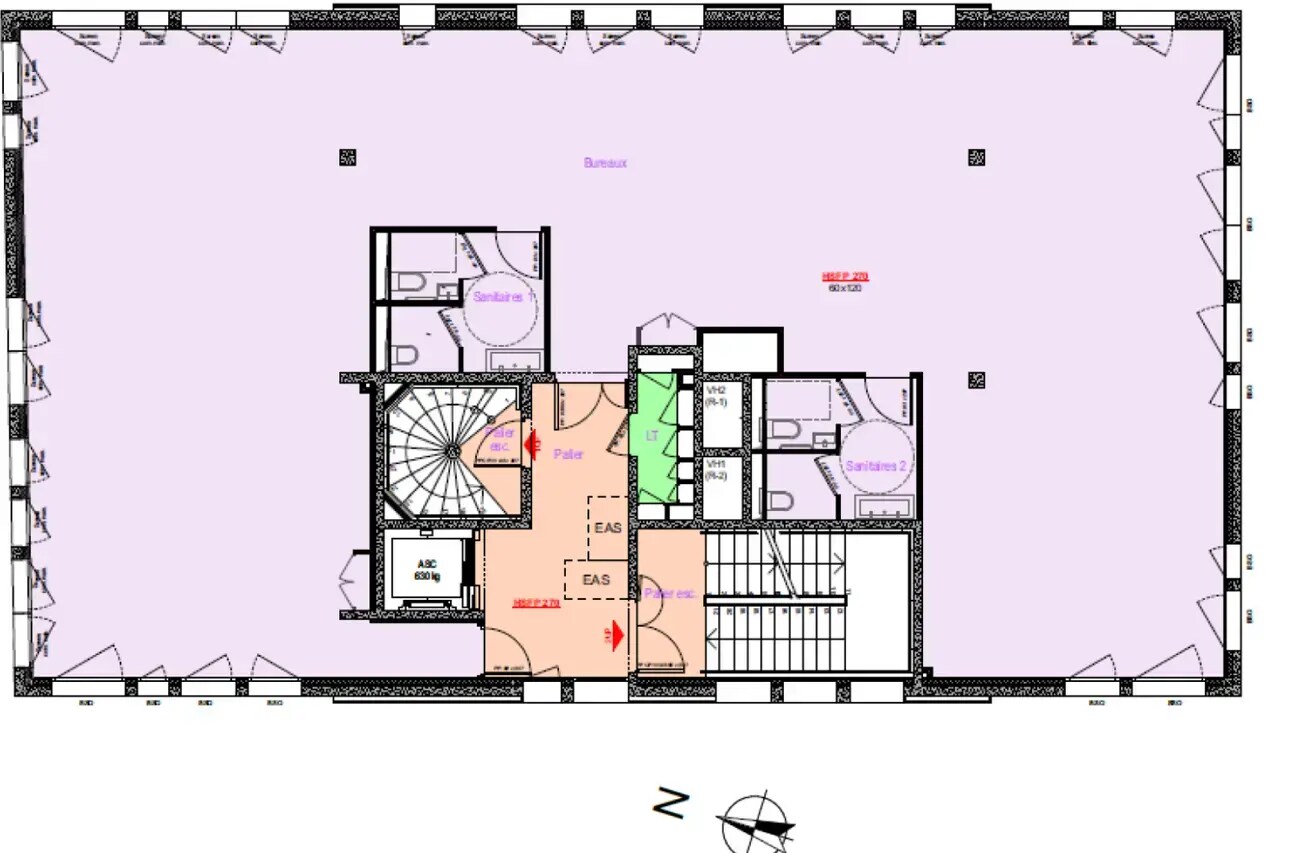 Bureau dans Lyon à louer Plan de site– Image 1 sur 1
