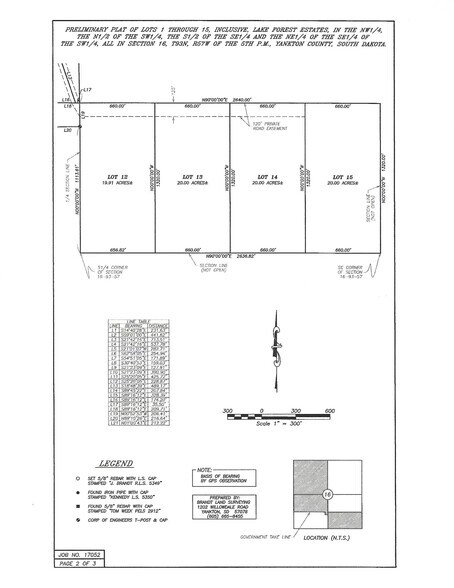 31198 Lake Forest Dr, Tabor, SD à vendre - Plan de site – Image 2 sur 2