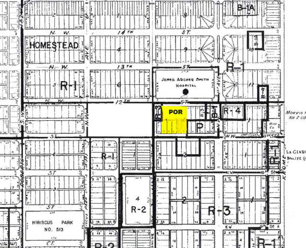 151 NW 11th St, Homestead, FL à vendre - Plan cadastral – Image 2 sur 4