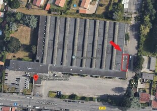 Nantes - Vue aérienne  vue de carte