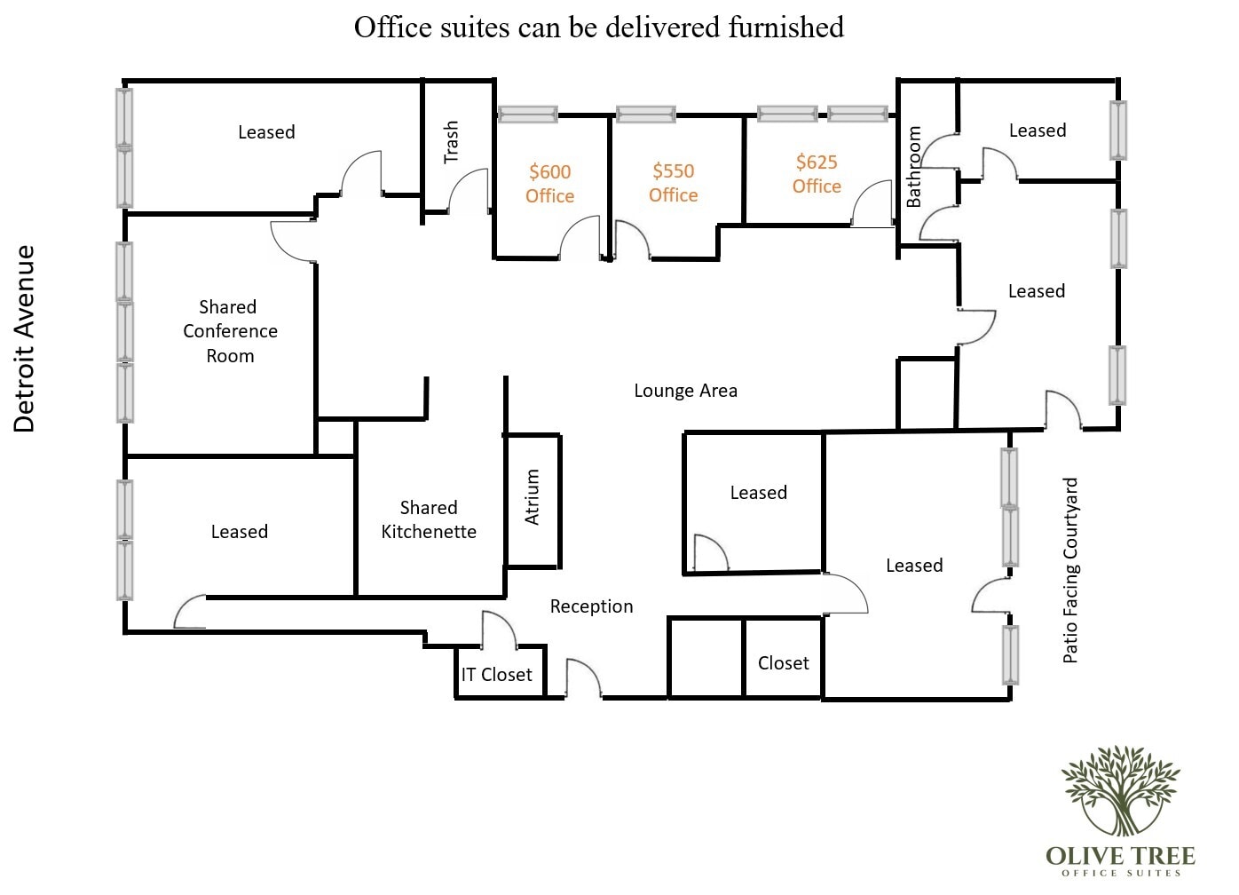 15612-15618 Detroit Ave, Lakewood, OH à louer Photo intérieure– Image 1 sur 6