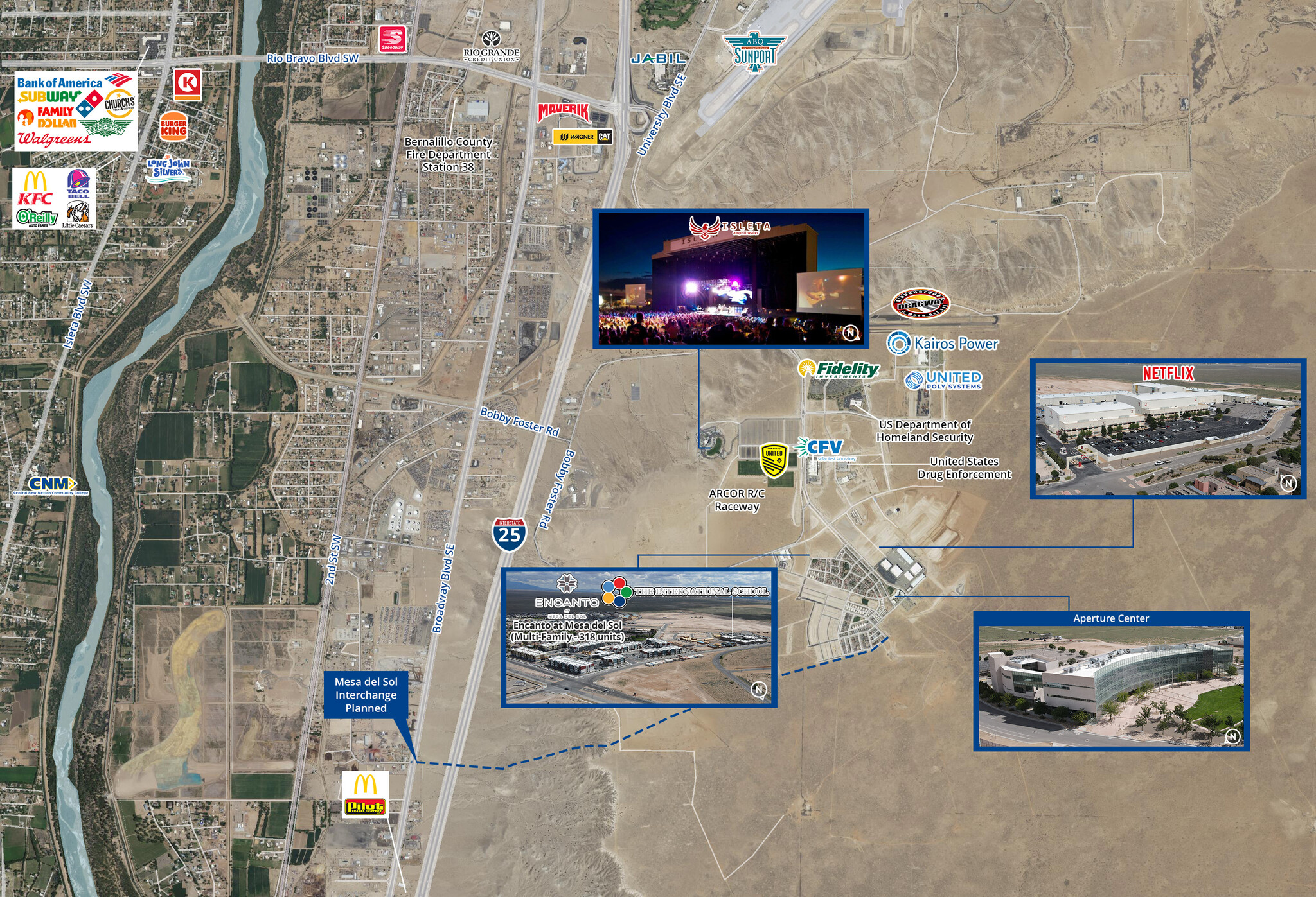 I-25 & Mesa Del Sol Interchange, Albuquerque, NM à vendre Photo de l’immeuble– Image 1 sur 11