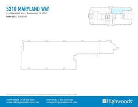 5410 Maryland Way, Brentwood, TN à louer Plan d’étage– Image 1 sur 1