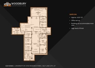 630 S Komas Dr, Salt Lake City, UT à louer Plan d’étage– Image 1 sur 1