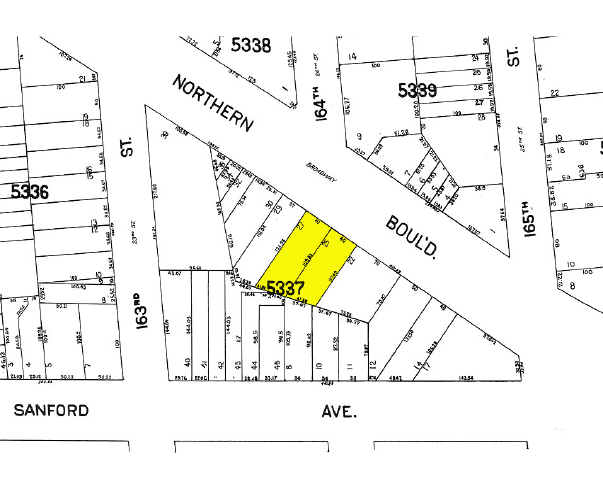 164-10 Northern Blvd, Flushing, NY à louer - Plan cadastral – Image 2 sur 3