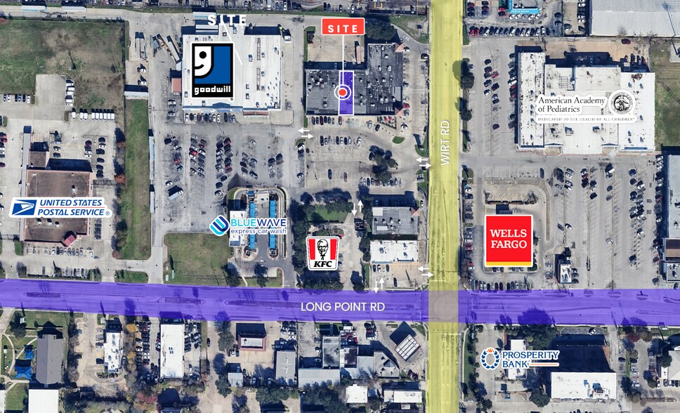 7902 Long Point Rd, Houston, TX à louer - Photo de l’immeuble – Image 3 sur 7