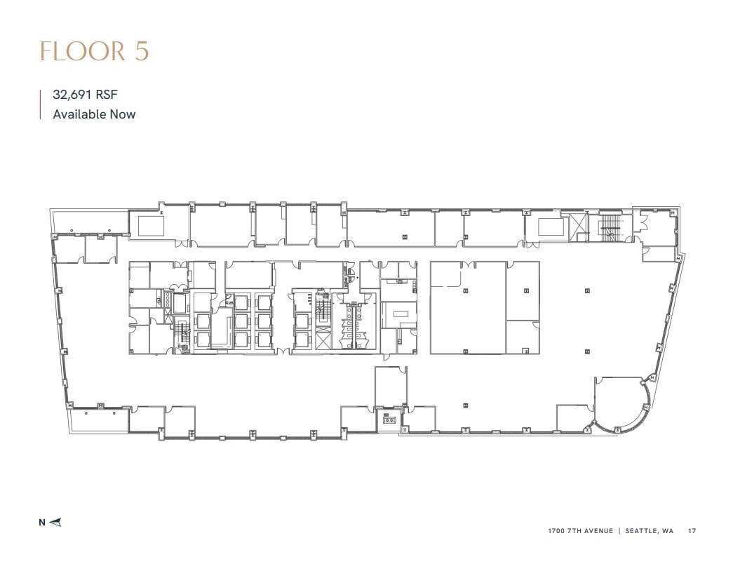 1700 7th Ave, Seattle, WA à louer Plan d’étage– Image 1 sur 1