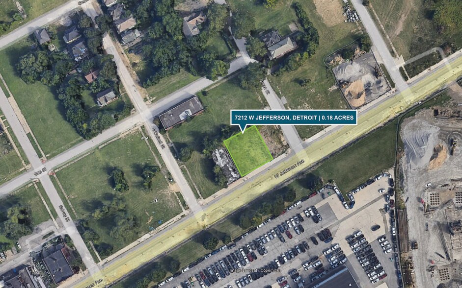 2.31 Acre Detroit Land Portfolio portefeuille de 14 biens à vendre sur LoopNet.fr - Aérien – Image 3 sur 4