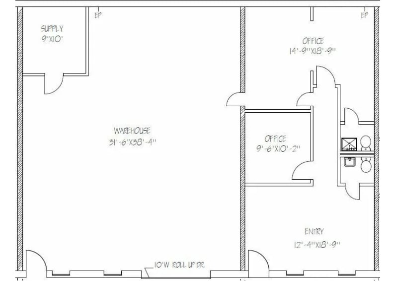 5773-5776 Arrowhead Drive, Virginia Beach, VA à louer Plan d’étage– Image 1 sur 1