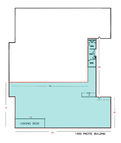 1400 Pacific Ave, Oxnard, CA à louer - Plan d’étage type – Image 3 sur 19