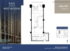111 W Jackson Blvd, Chicago, IL à louer Plan d’étage– Image 1 sur 6