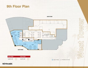 5000 Birch St, Newport Beach, CA à louer Plan d’étage– Image 1 sur 1