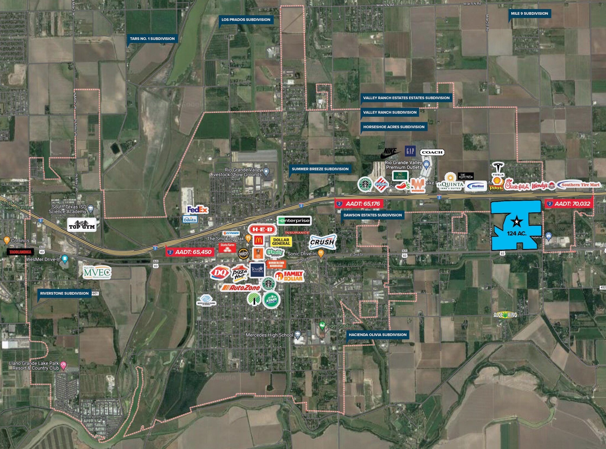 E EXPWY 83, Mercedes, TX à vendre Photo principale– Image 1 sur 2
