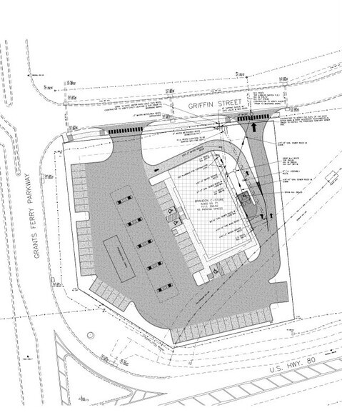 415 Griffin St, Brandon, MS à louer - Plan de site – Image 2 sur 3