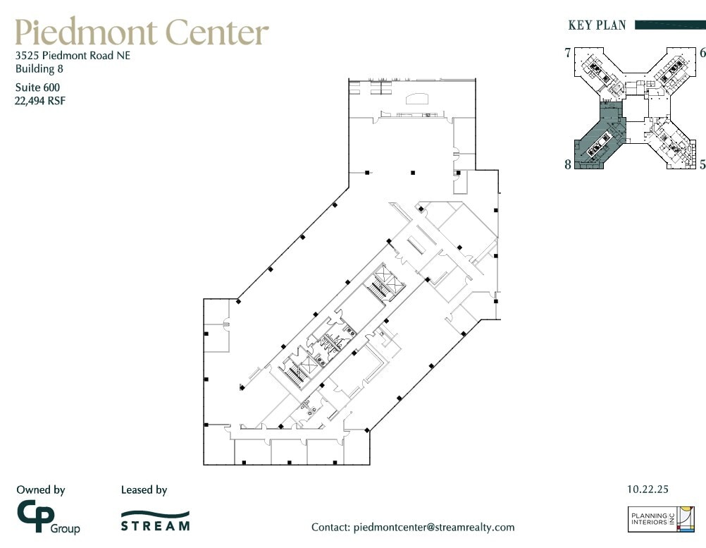 3495 Piedmont Rd NE, Atlanta, GA à louer Plan d’étage– Image 1 sur 1