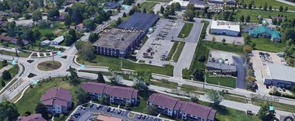 1201 Cumberland Ave, West Lafayette, IN - VUE AÉRIENNE  vue de carte
