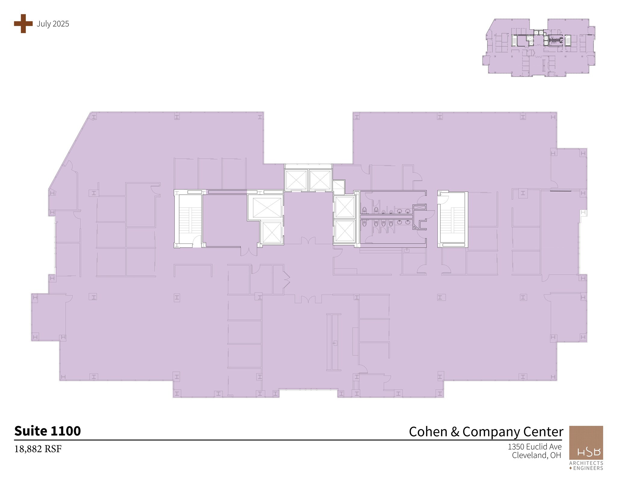 1350 Euclid Ave, Cleveland, OH à louer Plan de site– Image 1 sur 1