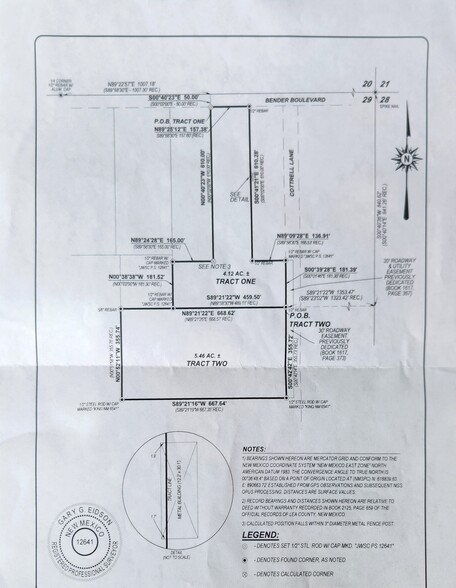 2413 W Bender Blvd, Hobbs, NM à vendre - Plan de site – Image 2 sur 11