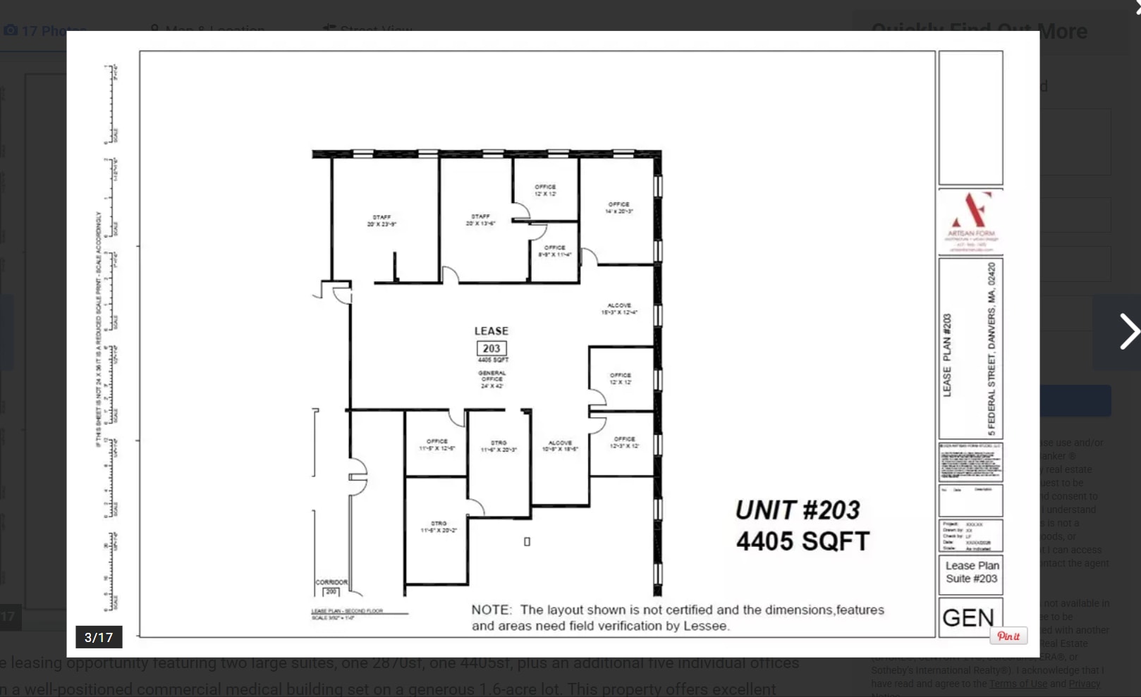 5 Federal St, Danvers, MA à louer Plan d’étage– Image 1 sur 1