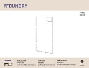 601 S Cedar St, Charlotte, NC à louer Plan d’étage– Image 1 sur 1