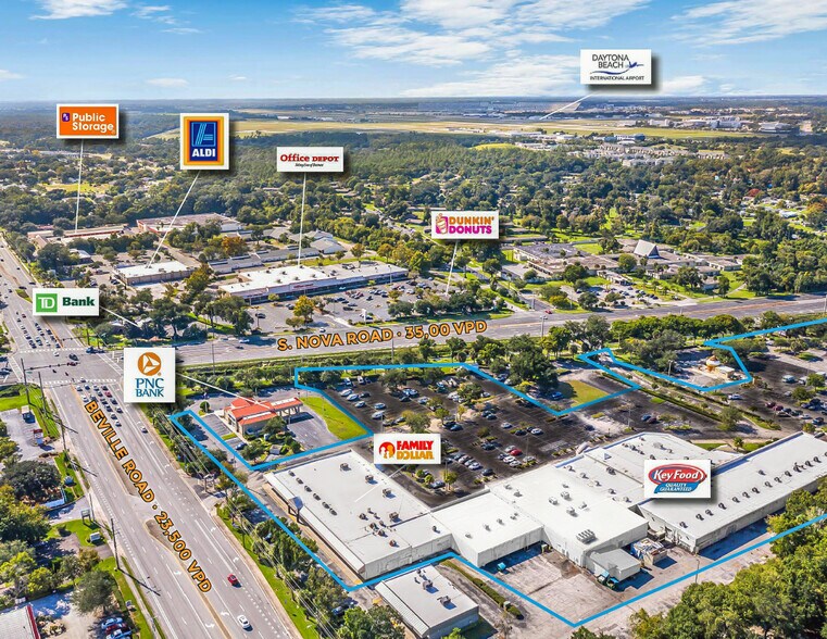 1415-1565 S Nova Rd, Daytona Beach, FL à louer - Aérien – Image 3 sur 3