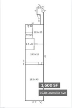 1900-2020 Louisville Ave, Monroe, LA à louer Plan d’étage– Image 1 sur 1