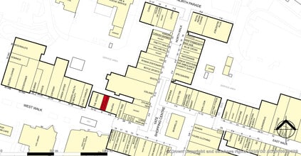 1-21 West Walk, Yate à louer Plan de site– Image 2 sur 2